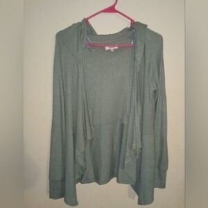 Mudd Y2K Women's Gray Cardigan